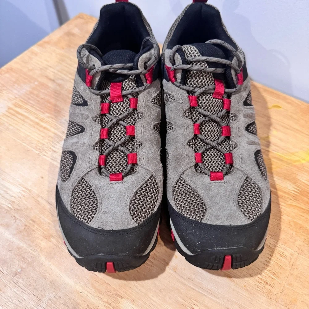 Merrell Yokota 2 Hiking Shoes Gray Suede Leather Trail Active Outdoor size 12